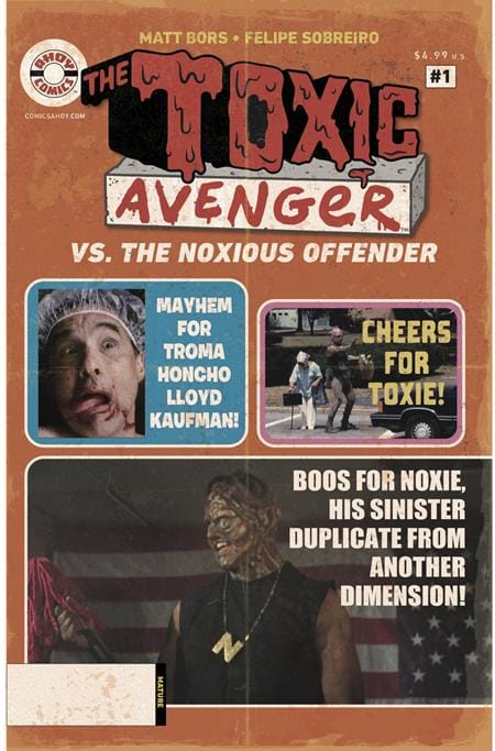 Ahoy Comics Comic Books TOXIC AVENGER VS THE NOXIOUS OFFENDER #1 (OF 5) CVR C 5 COPY TROMA PHOTO WRASSLIN MAGAZINE UNLOCK VAR (MR) (Release Date: 10/07/2026) 85647000848600131 0826AH0615