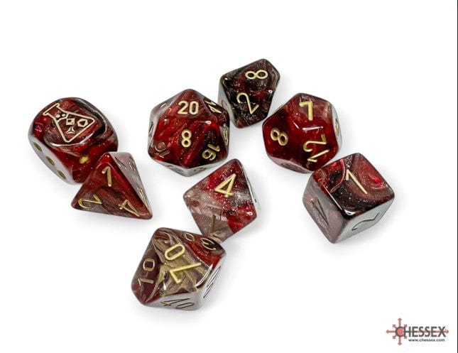 Alliance Games Distribution Dice > Chessex Lab Dice 8: Borealis Cosmos/gold Polyhedral 7-Die Set (with bonus die) 601982045425 CHX 30064