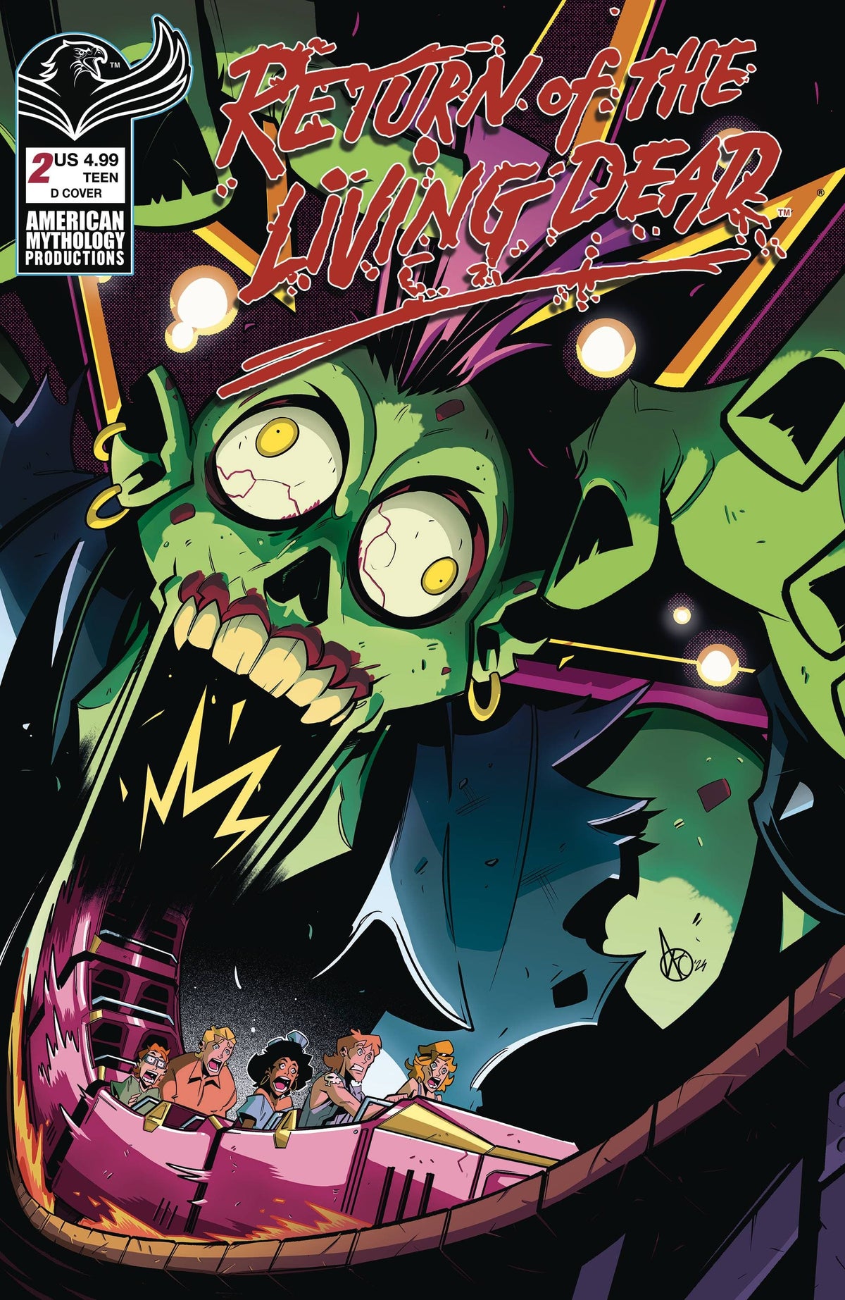 AMERICAN MYTHOLOGY PRODUCTIONS Comic Books RETURN OF THE LIVING DEAD #2 CVR D ARCARI 85609100691500241 STL354603