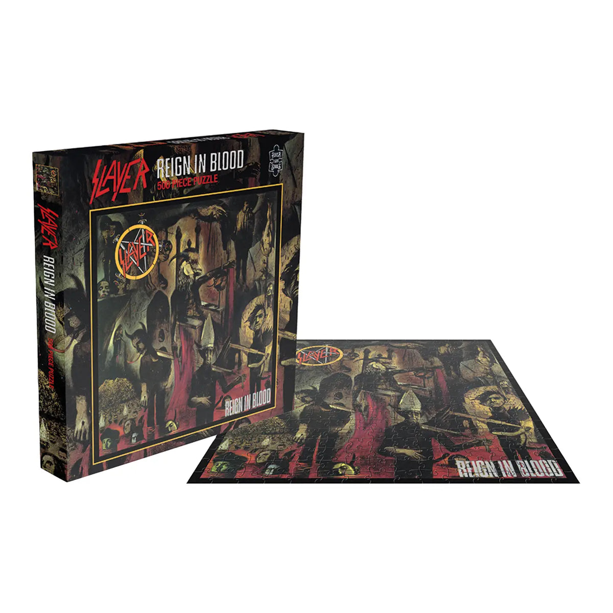 AQUARIUS, GAMAGO, ICUP, & ROCK SAWS by NMR Brands Puzzles > Jigsaw Puzzles Slayer - Reign in Blood (500 Piece Jigsaw Puzzle) 803343228793 RSAW004PZ