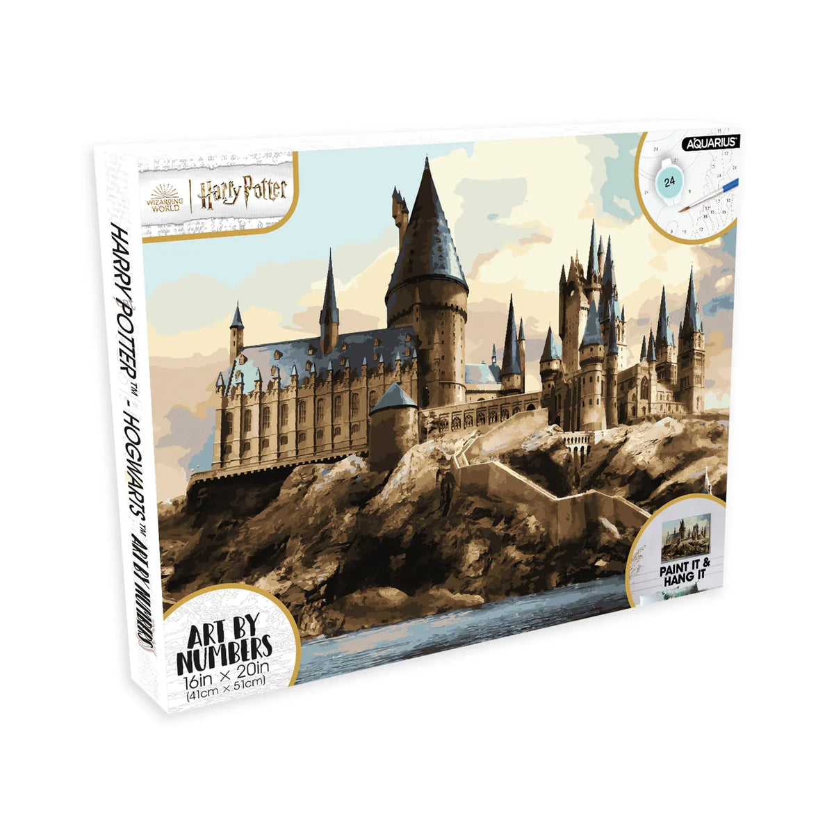 Aquarius Hobby Supplies > Supply Kits Art By Numbers: Harry Potter - Hogwarts 840391175761 88038