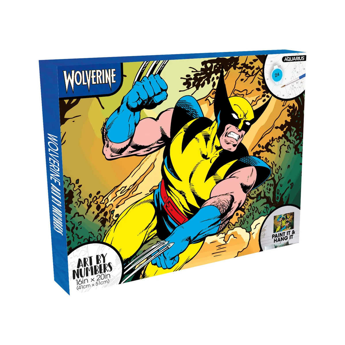 Aquarius Hobby Supplies > Supply Kits Art By Numbers: Marvel - Wolverine 840391182967 88041