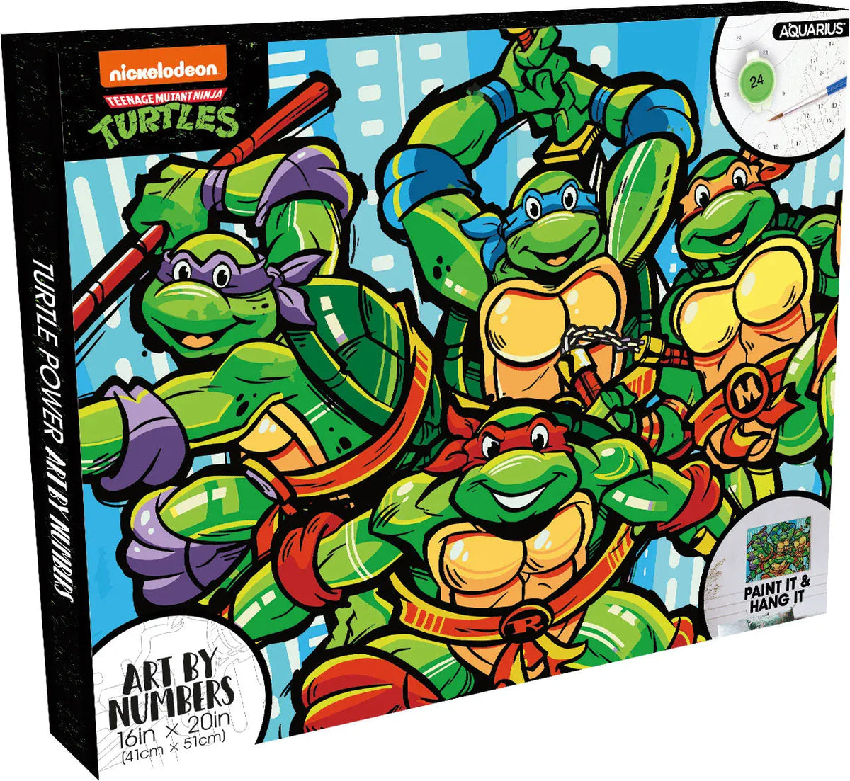 Aquarius Hobby Supplies > Supply Kits Art By Numbers: Nickelodeon - Teenage Mutant Ninja Turtles 840391175365 88006