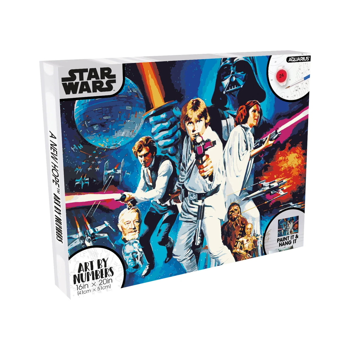Aquarius Hobby Supplies > Supply Kits Art By Numbers: Star Wars - One Sheet 840391170629 88031