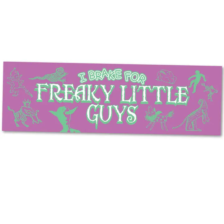 Arcane Bullshit Decor > Stickers Bumper Sticker - "Freaky Little Guys" STI-BMP-FRKGUYS-PNK STI-BMP-FRKGUYS-PNK