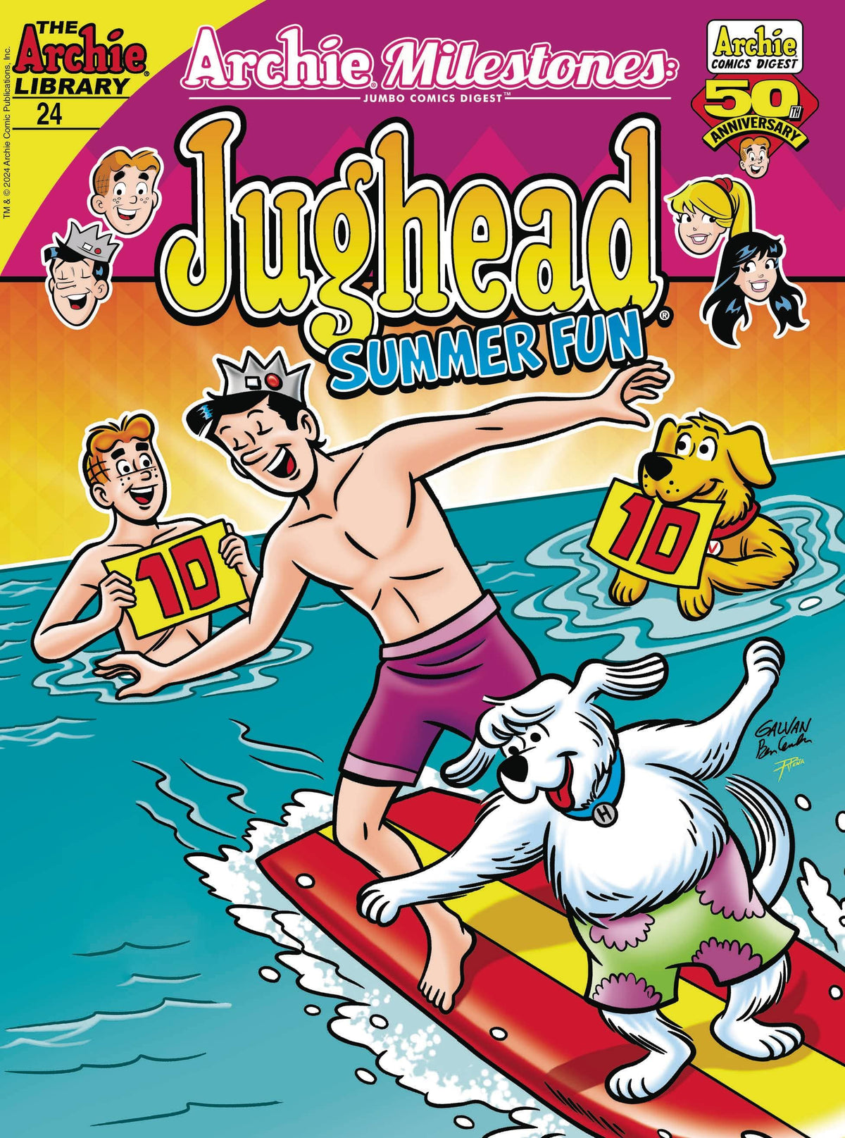 ARCHIE COMIC PUBLICATIONS Comic Books ARCHIE MILESTONES JUMBO DIGEST #24 JUGHEAD SUMMER SPLASH 76281664872102411 MAR241050