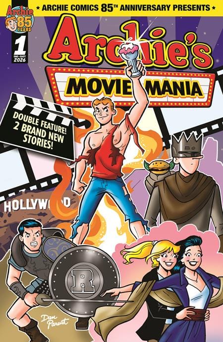 Archie Comics Publications Comic Books ARCHIE COMICS 85TH ANNIVERSARY PRESENTS ARCHIES MOVIE MANIA #1 (ONE SHOT) CVR A DAN PARENT 76281666843900111 0326AC0454