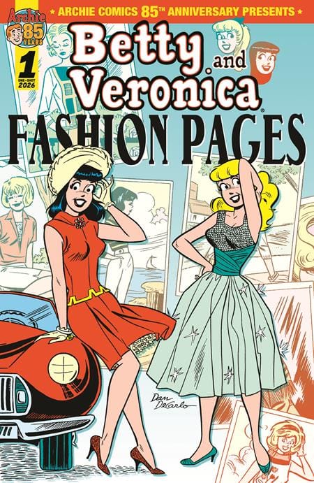 Archie Comics Publications Comic Books ARCHIE COMICS 85TH ANNIVERSARY PRESENTS BETTY & VERONICA FASHION PAGES (ONE-SHOT) CVR A DAN DECARLO (Release Date: 08/26/2026) 76281632746600111 0626AC0531