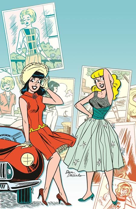 Archie Comics Publications Comic Books ARCHIE COMICS 85TH ANNIVERSARY PRESENTS BETTY & VERONICA FASHION PAGES (ONE-SHOT) CVR D DAN DECARLO FOIL FULL ART VAR (Release Date: 08/26/2026) 76281632746600141 0626AC0534