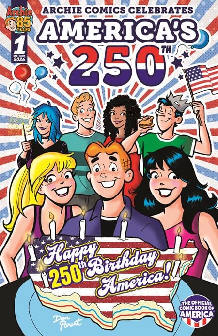 Archie Comics Publications Comic Books ARCHIE COMICS CELEBRATES AMERICAS 250TH (ONE SHOT) CVR A DAN PARENT 76281622250100111 0526AC0545