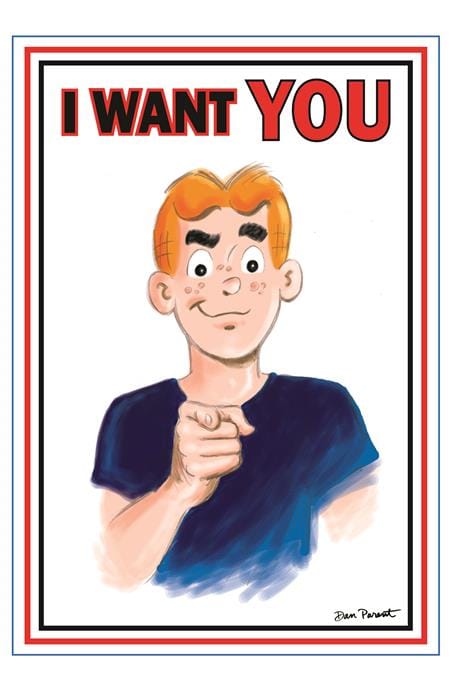 Archie Comics Publications Comic Books ARCHIE COMICS CELEBRATES AMERICAS 250TH (ONE SHOT) CVR C DAN PARENT UNCLE SAM POSTER ART VAR 76281622250100131 0526AC0547