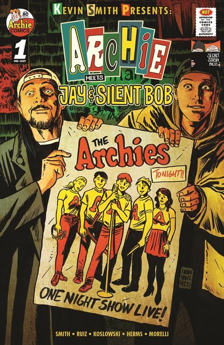 Archie Comics Publications Comic Books ARCHIE MEETS JAY AND SILENT BOB #1 (ONE SHOT) CVR C FRANCESCO FRANCAVILLA VAR (MR) 76281676484100131 0525AC494