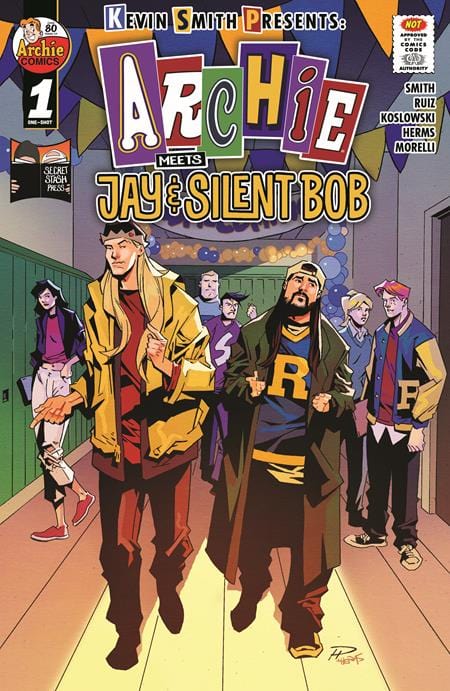 Archie Comics Publications Comic Books ARCHIE MEETS JAY AND SILENT BOB #1 (ONE SHOT) CVR D PHIL HESTER MATT HERMS VAR (MR) 76281676484100141 0525AC495