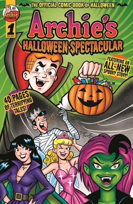 Archie Comics Publications Comic Books ARCHIES HALLOWEEN SPECTACULAR #1 (ONE SHOT) CVR A DAN PARENT ROSARIO TITO PENA 76281624725200111 0825AC0534