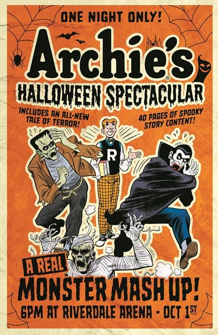Archie Comics Publications Comic Books ARCHIES HALLOWEEN SPECTACULAR #1 (ONE SHOT) CVR B BOB WHITE RETRO ART VAR 76281624725200121 0825AC0535