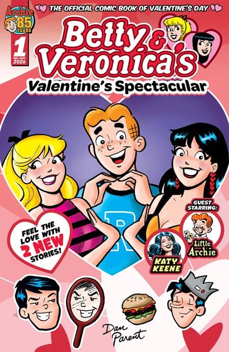 Archie Comics Publications Comic Books BETTY AND VERONICAS VALENTINES SPECTACULAR (ONE SHOT) CVR A DAN PARENT (Release Date: 01/13/2027) 76281628727200111 1126AC0517