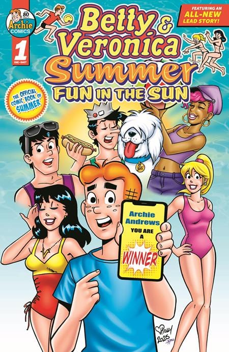 Archie Comics Publications Comic Books BETTY & VERONICA SUMMER FUN IN THE SUN (ONE SHOT) CVR A HOLLY G & ROSARIO TITO PENA 76281628786900111 0625AC456