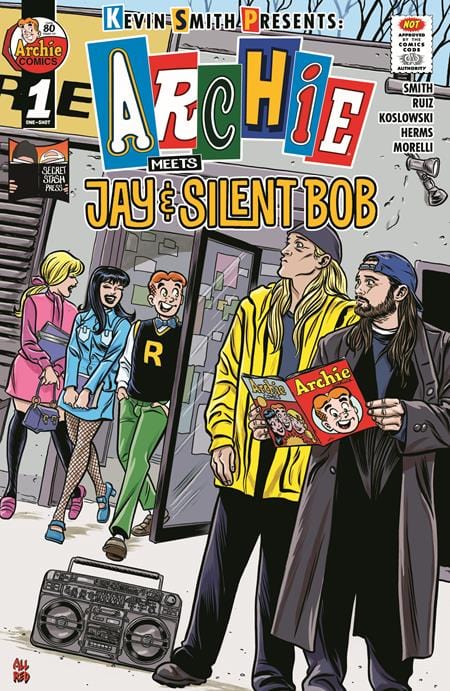 Archie Comics Publications Comic Books > Incentives ARCHIE MEETS JAY AND SILENT BOB #1 (ONE SHOT) CVR H INC 1:25 MICHAEL ALLRED VAR (MR) 76281676484100181 0525AC499