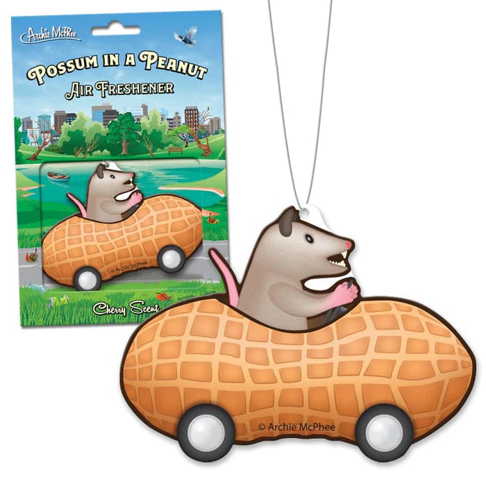 Archie McPhee Air Freshener ARCHIE MCPHEE: POSSUM IN A PEANUT AIR FRESHENER 739048130966