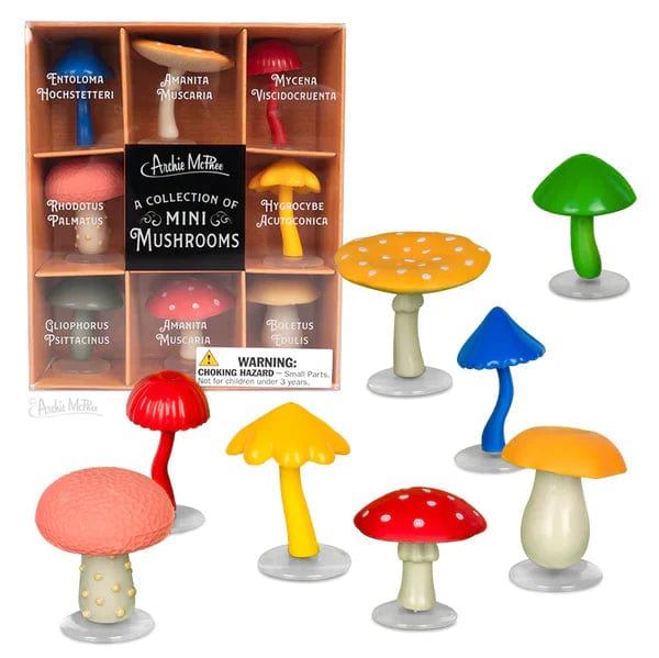 Archie McPhee Decor > Other Decor Archie McPhee: Mini Mushroom Collection 739048129960 12996