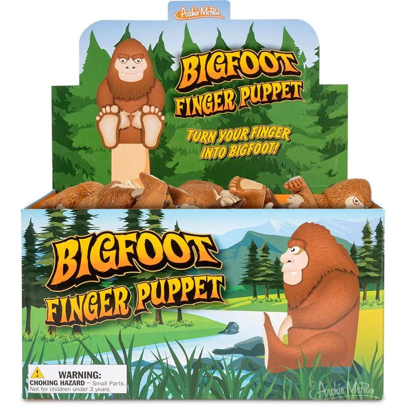 Archie McPhee Toys > Other Toys Archie McPhee: Bigfoot Finger Puppet 739048130959 13095