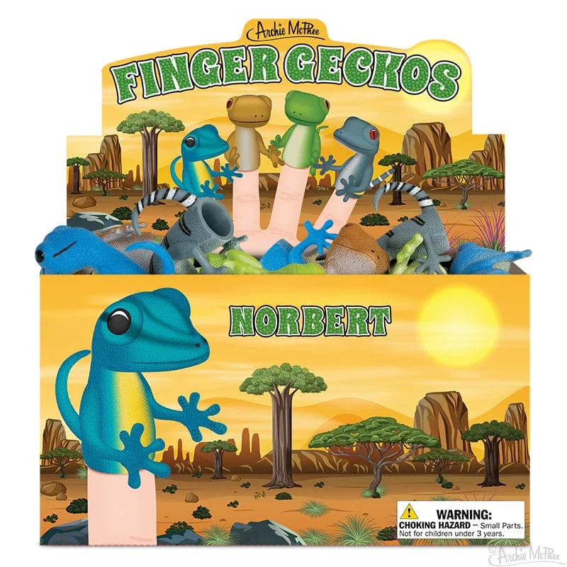 Archie McPhee Toys > Other Toys Archie McPhee: Finger Geckos 739048130096 13009