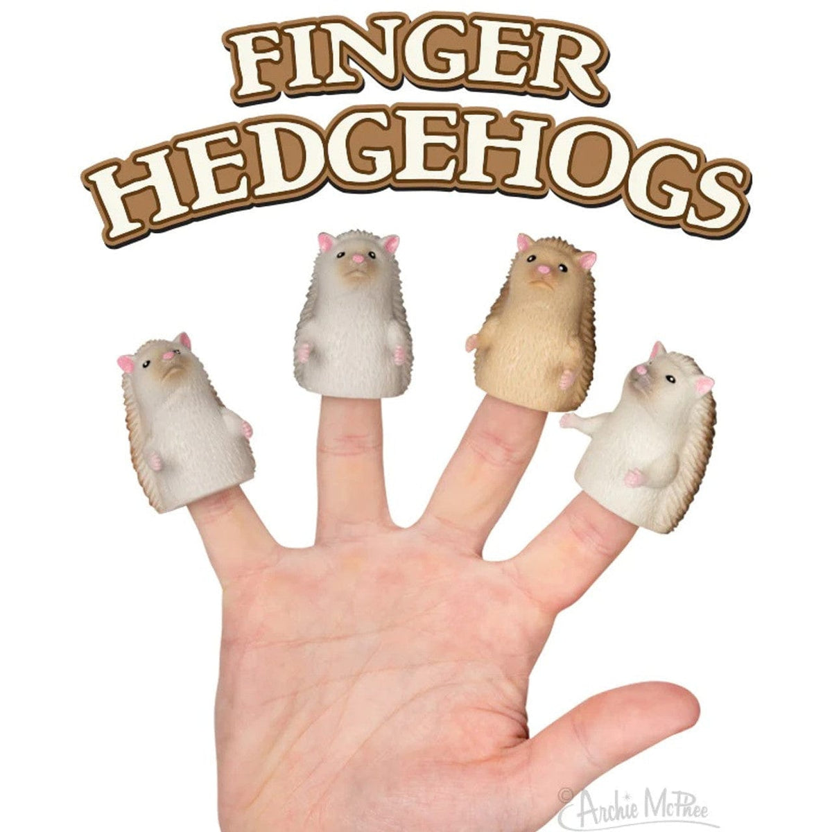 Archie McPhee Toys > Other Toys Archie McPhee: Finger Puppet - Finger Hedgehogs 739048130560 13056
