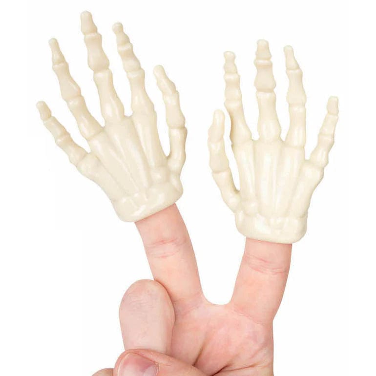 Archie McPhee Toys > Other Toys Archie McPhee: Glow-in-the-Dark Skeleton Finger Hands (1pc) 739048130867 13086