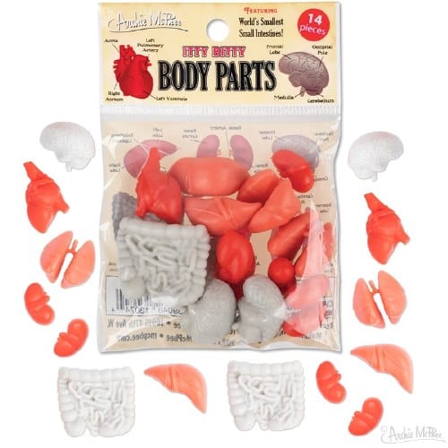 Archie McPhee Toys > Other Toys Archie McPhee: Itty Bitty Body Parts 739048130744 13074