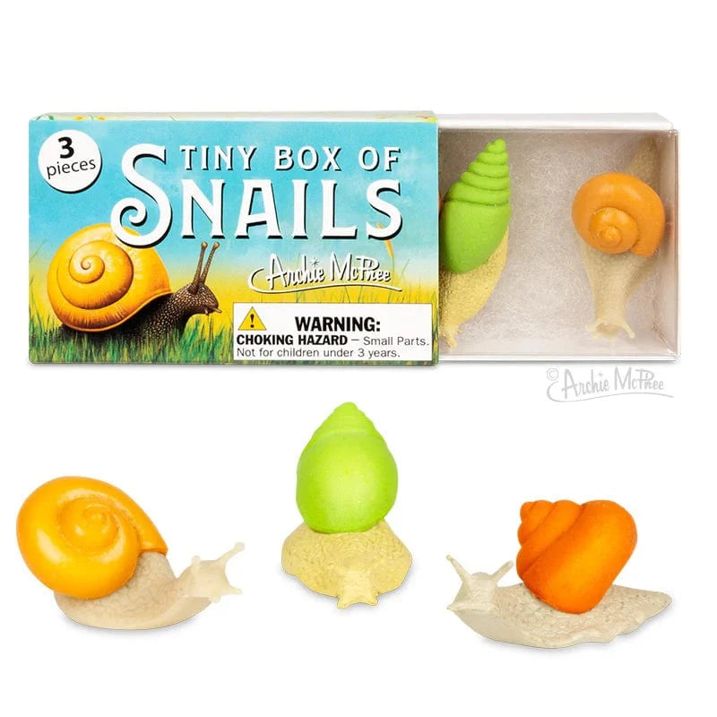 Archie McPhee Toys > Other Toys Archie McPhee: Tiny Box of Snails 739048131628 13162