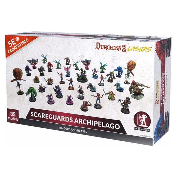 Archon Studio Miniatures > Other Miniatures Dungeons & Lasers: Raiders And Beasts Of Scareguards Archipelago 5901414679644 ACHDNL0109