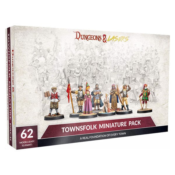 Archon Studio Miniatures > Other Miniatures Dungeons & Lasers: Townsfolk Miniature Pack 5901414672973 ACHDNL0036