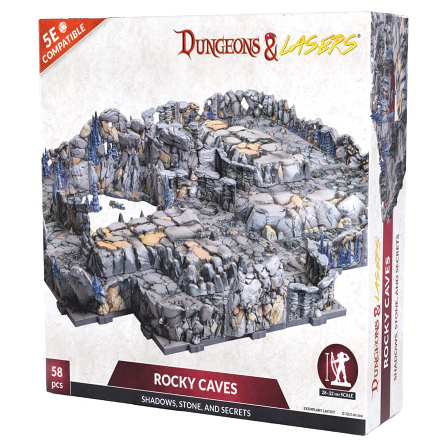 Archon Studio Tabletop Games > Role-Playing Games > Accessories Dungeons & Lasers: Rocky Caves 5901397102092 ACHDNL0127