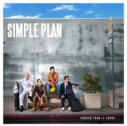 Artist Friendly Co. Music > Vinyl Records Simple Plan - Harder Than It Looks (Limited Edition, Colored Vinyl, Blue, White, 140 Gram Vinyl) 181792002745 AFMC2745.1