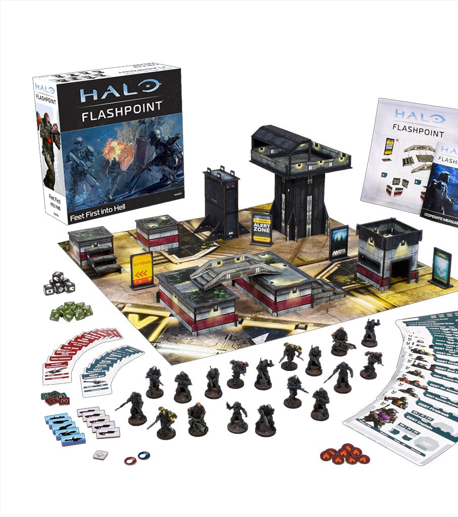 Asmodee Board Games Halo: Flashpoint - Feet First Into Hell 5060924985994 MGHAU102