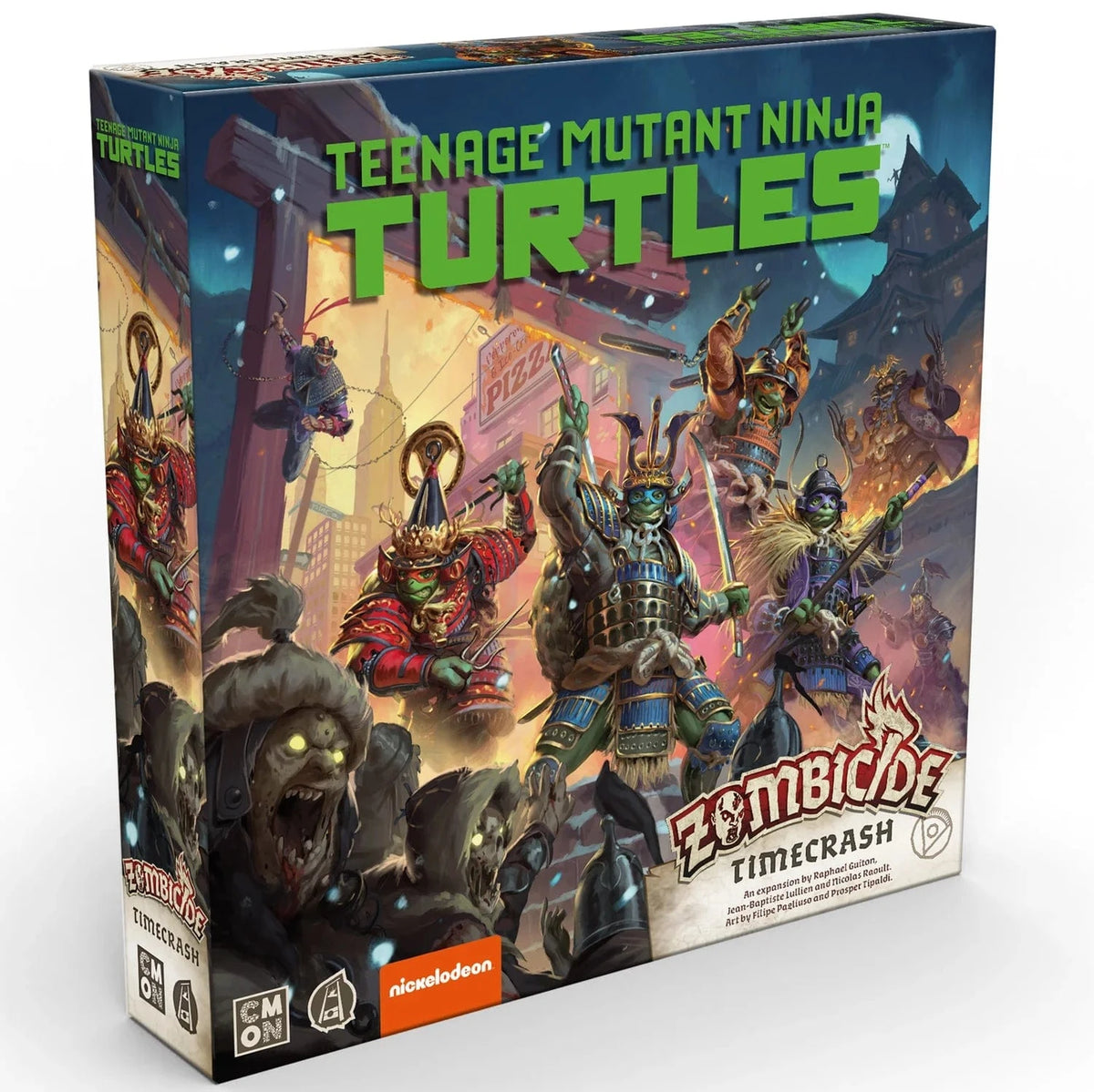 asmodee Board Games > Large Box Games ZOMBICIDE: WHITE DEATH - TMNT TIME CRASH BOARD GAME 889696016607 GUF044