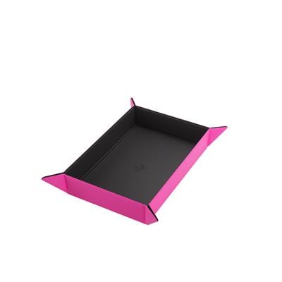 asmodee Game Supplies > Dice Towers/Trays/Cups MAGNETIC DICE TRAY RECTANGULAR BLACK/PINK 4251715411124 GGS60055ML