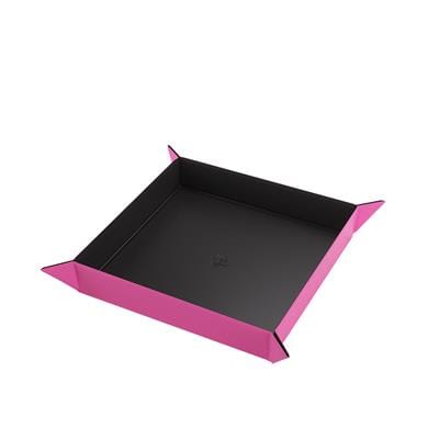 asmodee Game Supplies > Dice Towers/Trays/Cups MAGNETIC DICE TRAY SQUARE BLACK/PINK 4251715411063 GGS60049ML