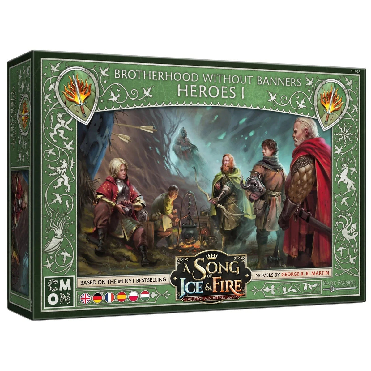 Asmodee Miniatures > Other Miniatures A SONG OF ICE AND FIRE: BROTHERHOOD WITHOUT BANNERS - HEROES MINIATURE SET 889696018182 SIF015