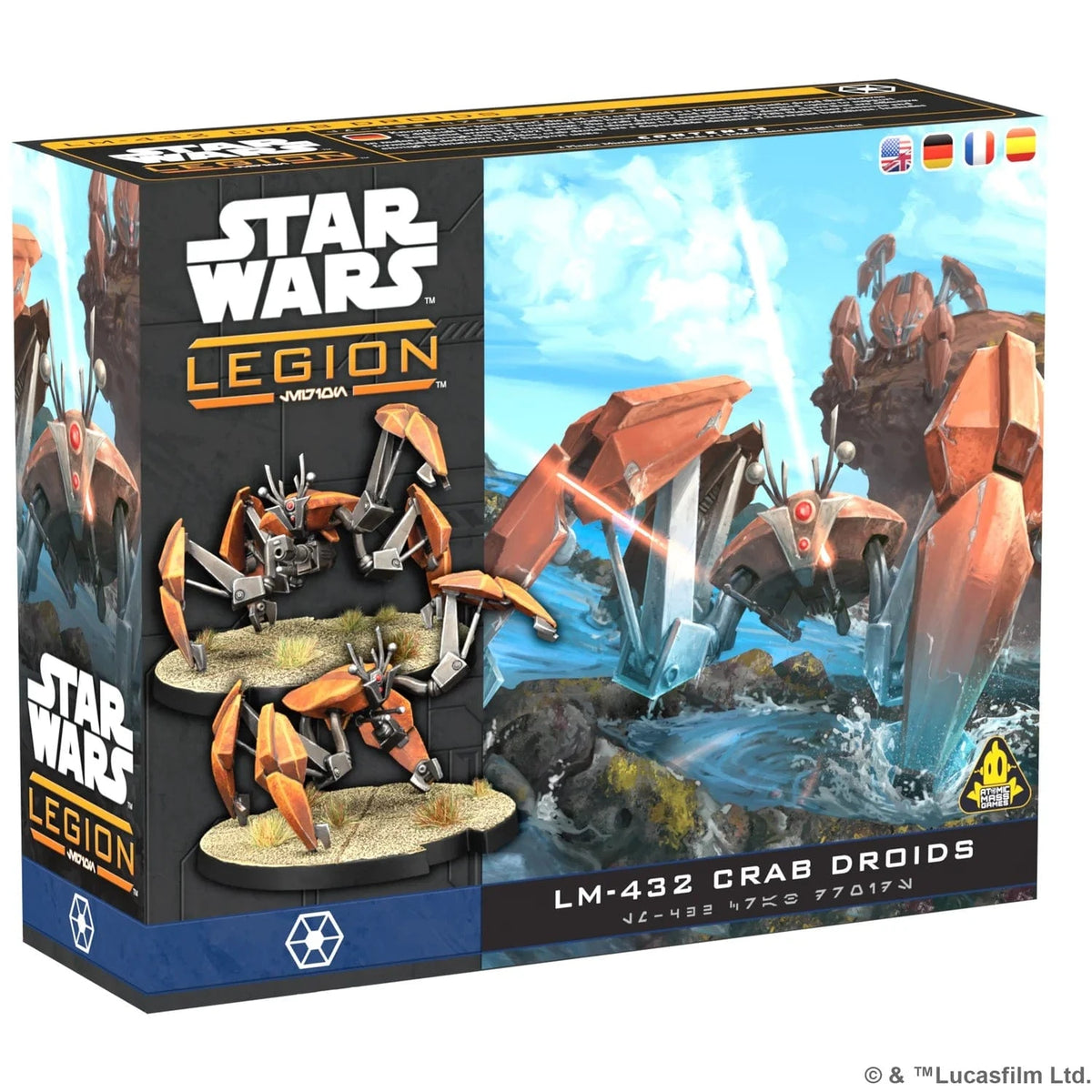 Asmodee Miniatures > Other Miniatures STAR WARS: LEGION - LM-432 CRAB DROID UNIT MINIATURE EXPANSION 841333129002 SWQ134