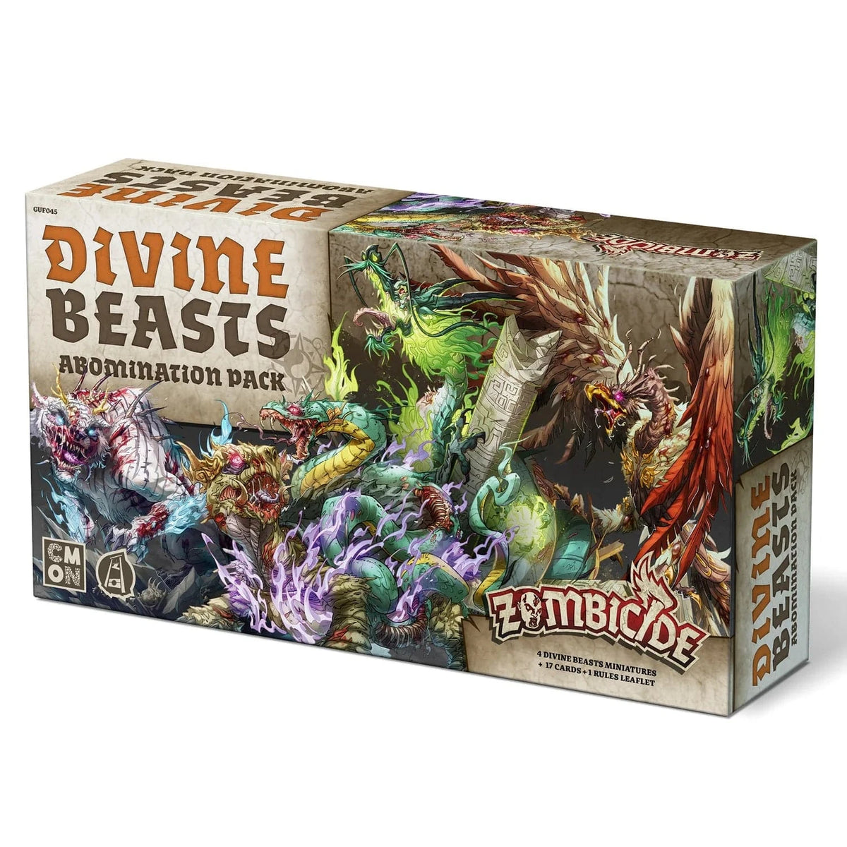 Asmodee Miniatures > Other Miniatures ZOMBICIDE: WHITE DEATH - DIVINE BEASTS MINIATURE SET 889696017086 GUF045