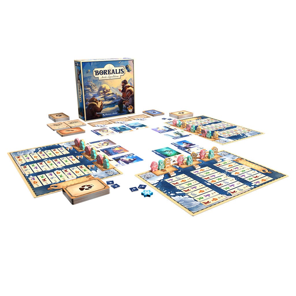 Atomic Mass Games Board Games Borealis: Arctic Expeditions 5905965252578 LKYBAE-R01-EN