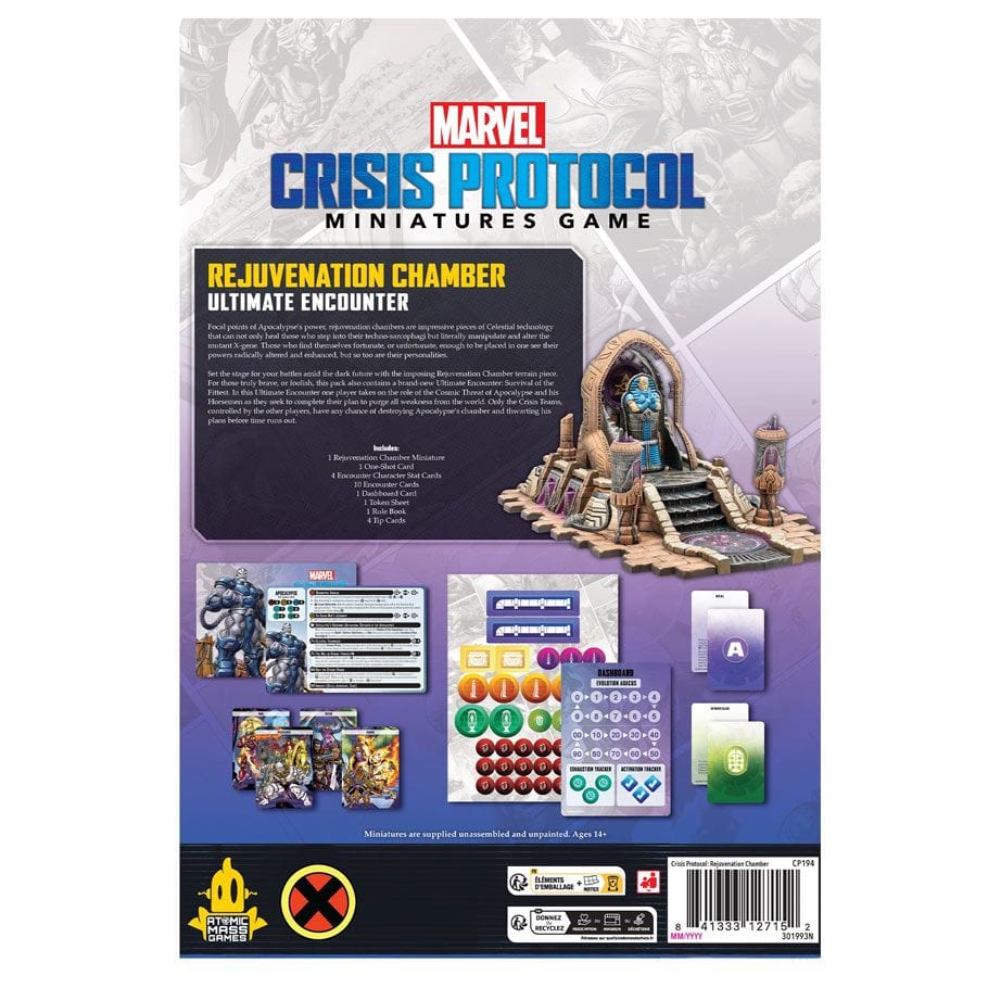 Atomic Mass Games Miniatures > Other Miniatures Marvel Crisis Protocol: Rejuvenation Chamber Ultimate Encounter 841333127152 AMGCP194