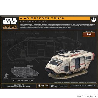 Atomic Mass Games Miniatures > Other Miniatures Star Wars: Legion - A-A5 Speeder Truck 841333129194 SWQ92