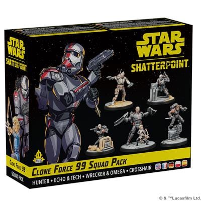 Atomic Mass Games Miniatures > Other Miniatures Star Wars: Shatterpoint - Clone Force 99 Squad Pack 841333124748 SWP38