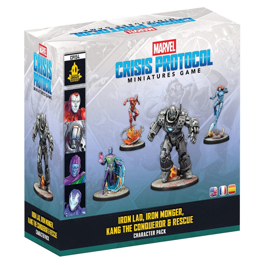 Atomic Mass Games Tabletop Games > Miniature Games > Expansions Marvel Crisis Protocol: Iron Lad, Iron Monger, Kang the Conqueror & Rescue 841333133467 CP154