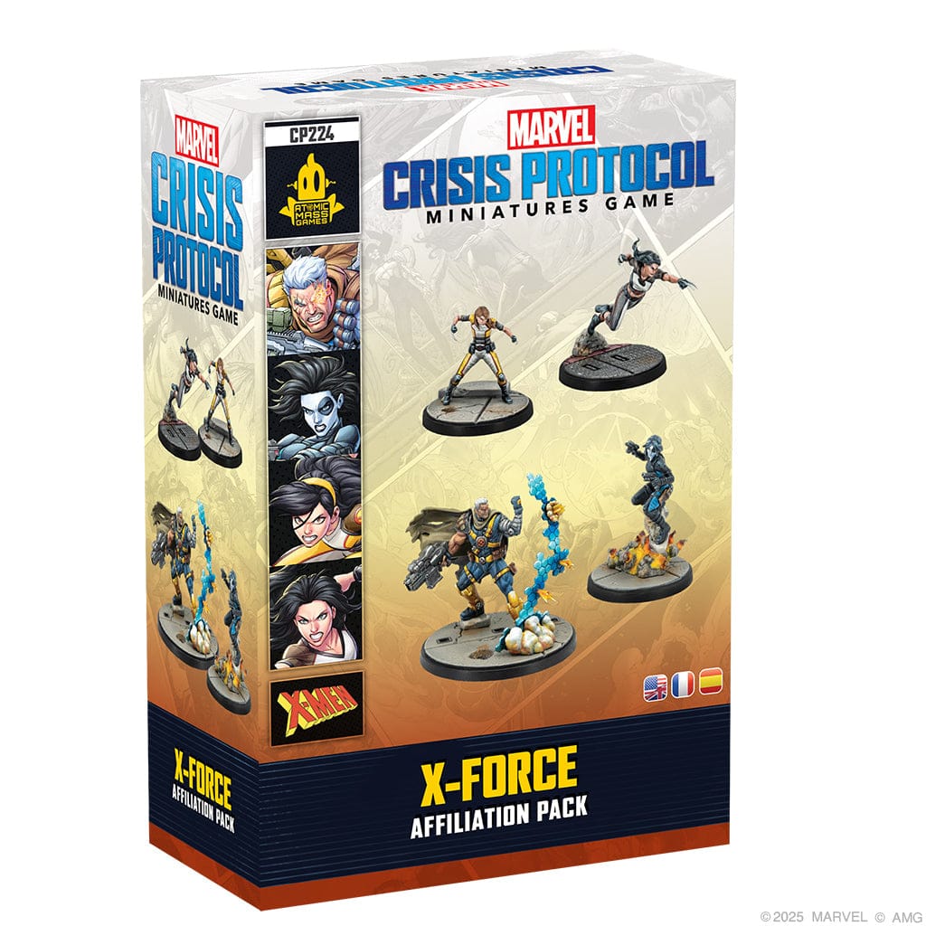 Atomic Mass Games Tabletop Games > Miniature Games > Expansions Marvel: Crisis Protocol - X-Force Affiliation Pack 841333129521 CP224