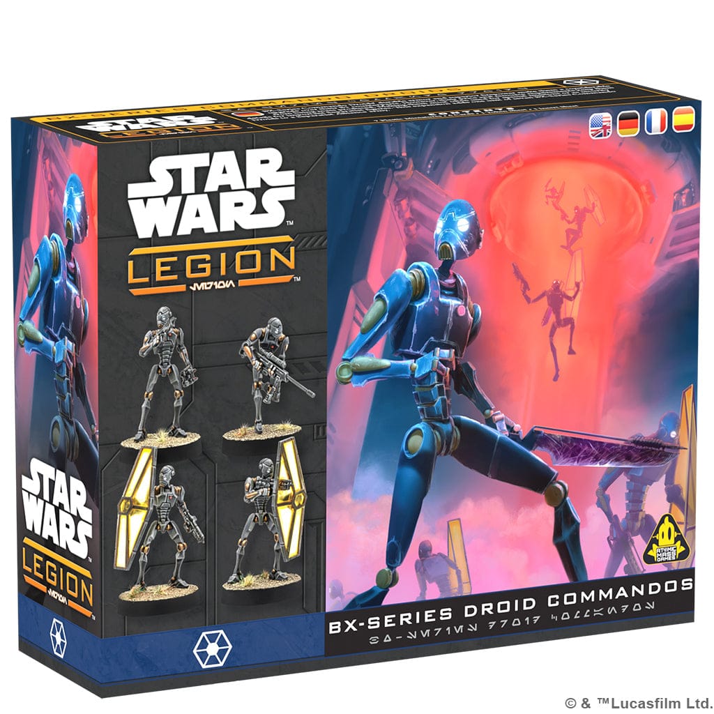 Atomic Mass Games Tabletop Games > Miniature Games > Expansions Star Wars: Legion – BX-Series Droid Commandos 841333129248 SWQ52