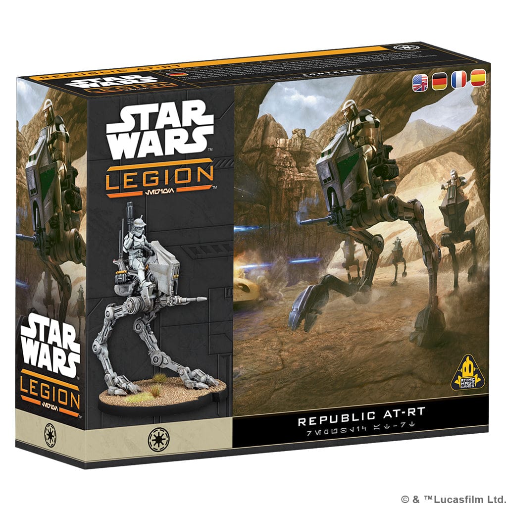 Atomic Mass Games Tabletop Games > Miniature Games > Expansions Star Wars: Legion – Republic AT-RT 841333134990 SWQ198