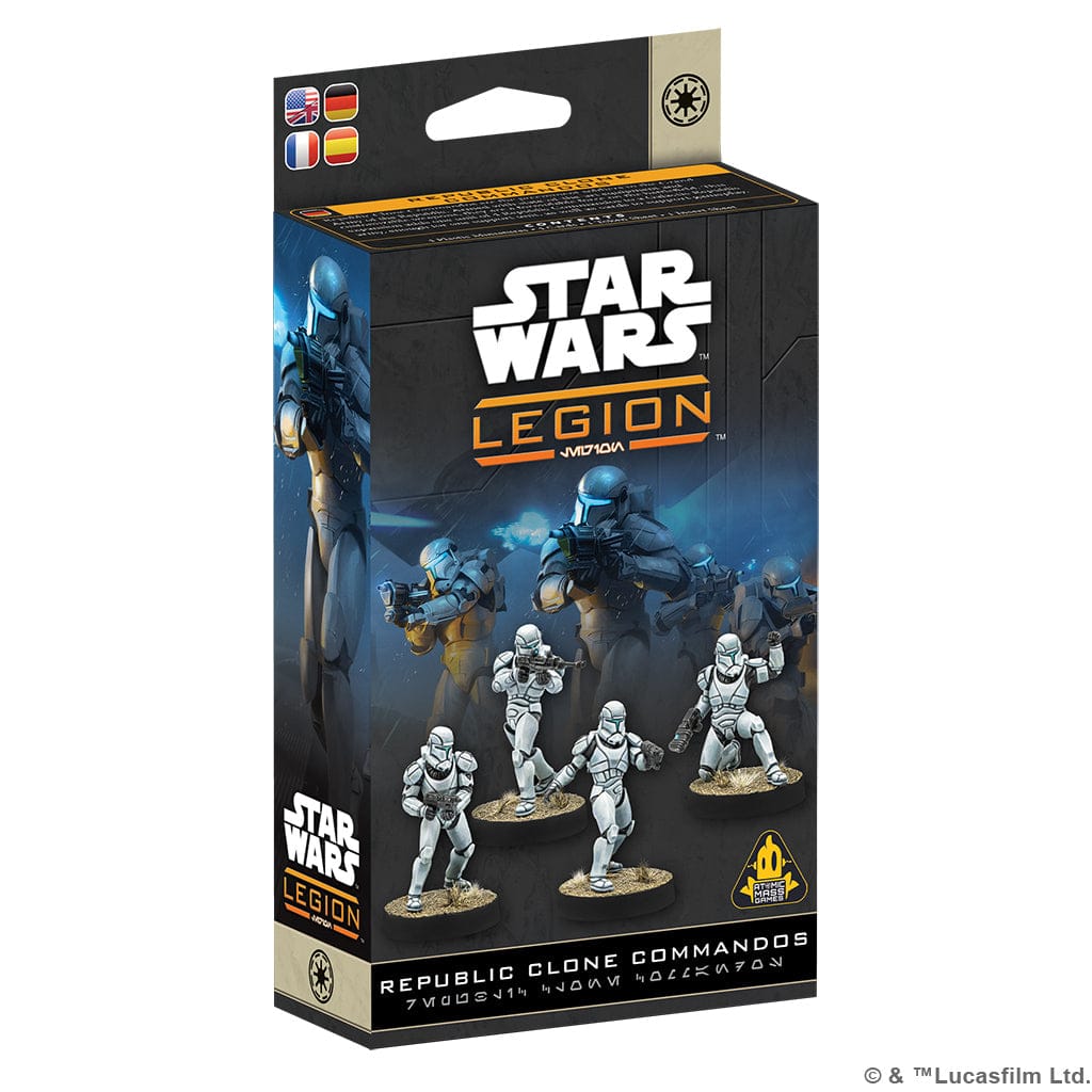 Atomic Mass Games Tabletop Games > Miniature Games > Expansions Star Wars: Legion – Republic Clone Commandos 841333135294 SWQ26